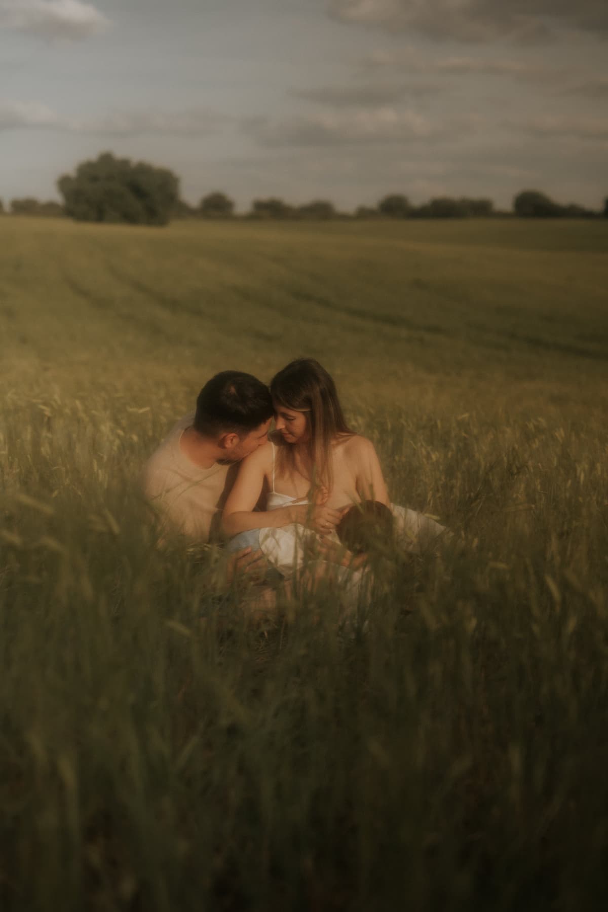 Among the wheat fields